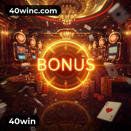 Pacote de boas-vindas ao criar conta na 40win
